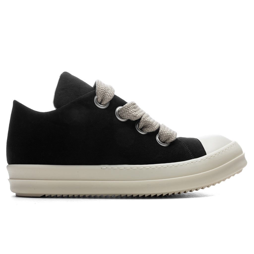 Jumbo Lace Puffer Low Sneaks - Black/Milk