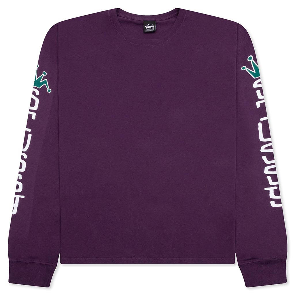 Jumbo Pigment Dyed L/S Tee - Purple