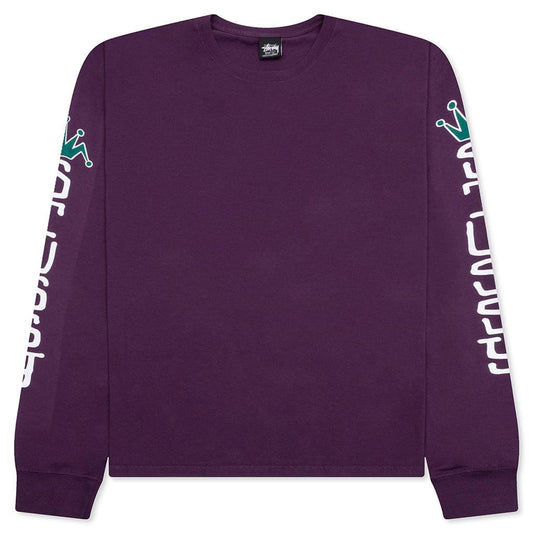 Jumbo Pigment Dyed L/S Tee - Purple