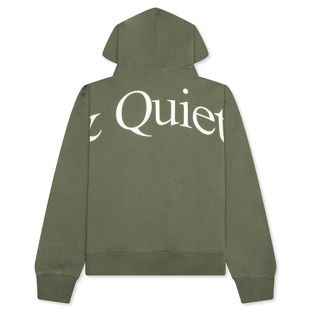 Jumbo Wordmark Hoodie - Olive
