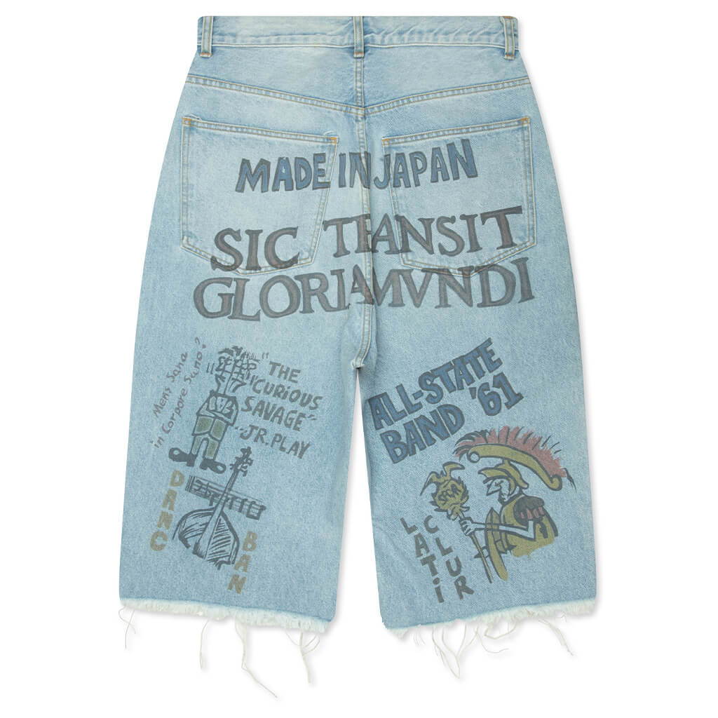 Jumbo Senior Denim Short - Blue