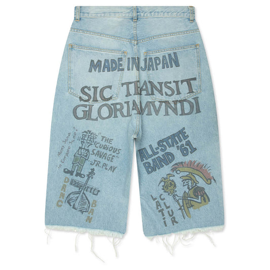 Jumbo Senior Denim Short - Blue