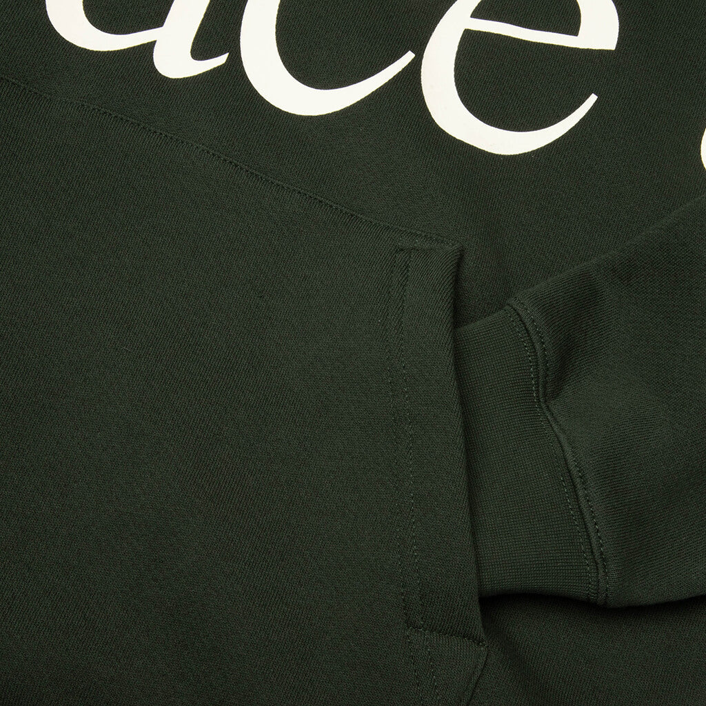 Jumbo Wordmark Hoodie - Forest