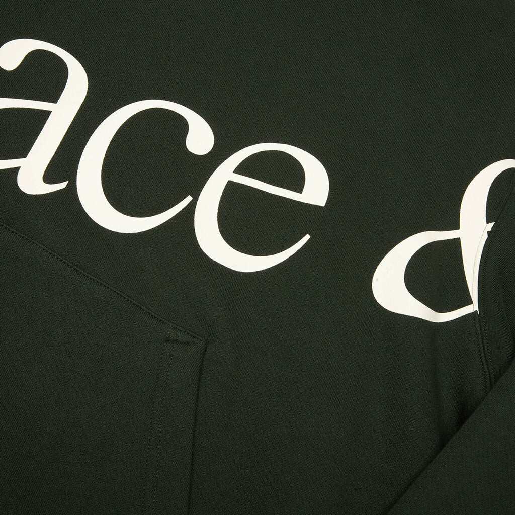 Jumbo Wordmark Hoodie - Forest
