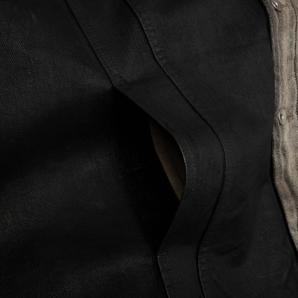 Jumbo Worker Denim Jacket - Dust/Black/Cream