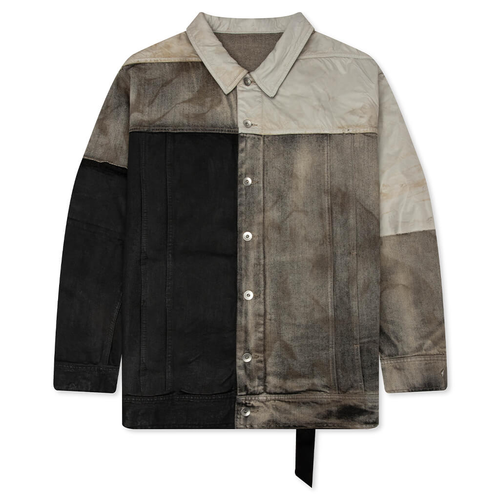 Jumbo Worker Denim Jacket - Dust/Black/Cream