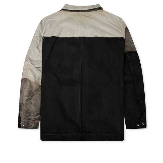 Jumbo Worker Denim Jacket - Dust/Black/Cream