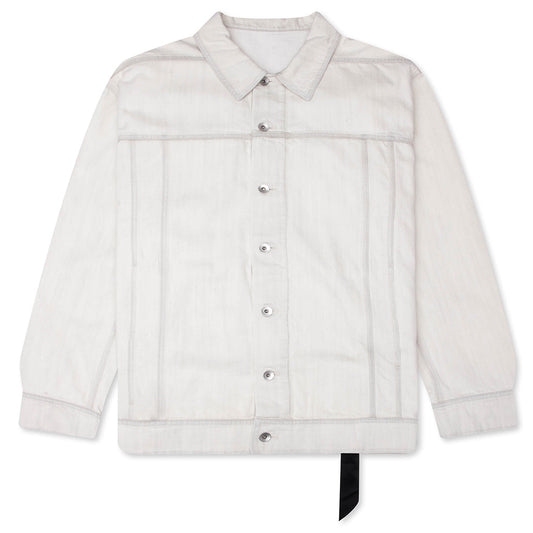 Jumbo Worker Denim Jacket - Milk Wash