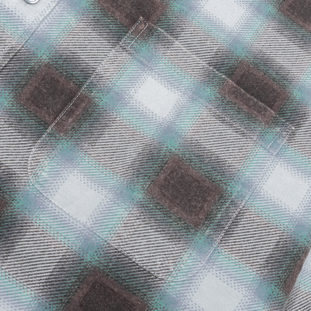 June Plaid Shirt - Bone