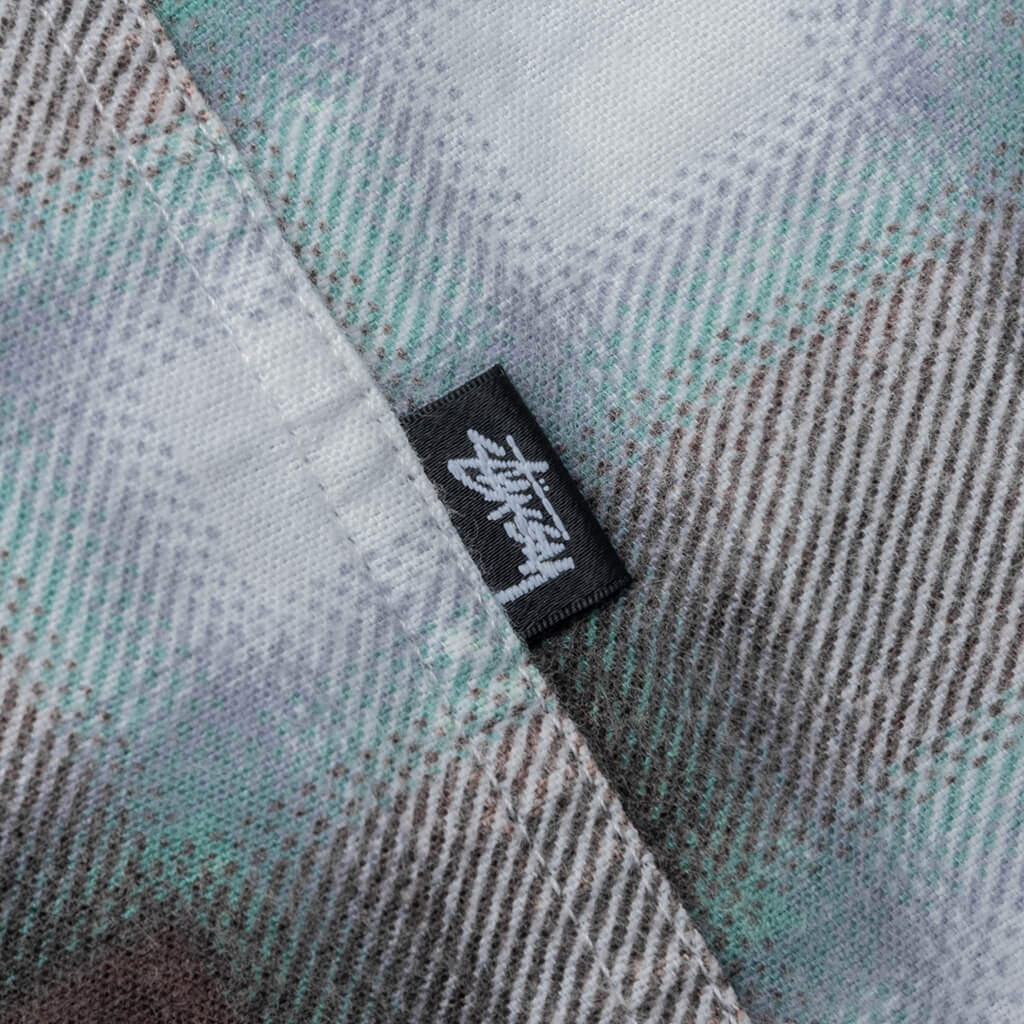 June Plaid Shirt - Bone