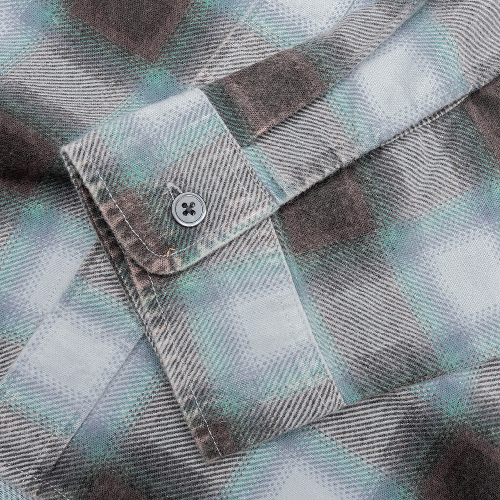 June Plaid Shirt - Bone