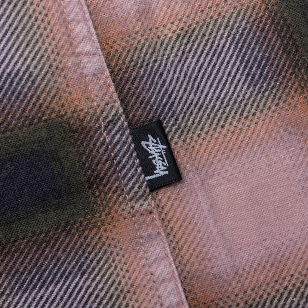 June Plaid Shirt - Rose