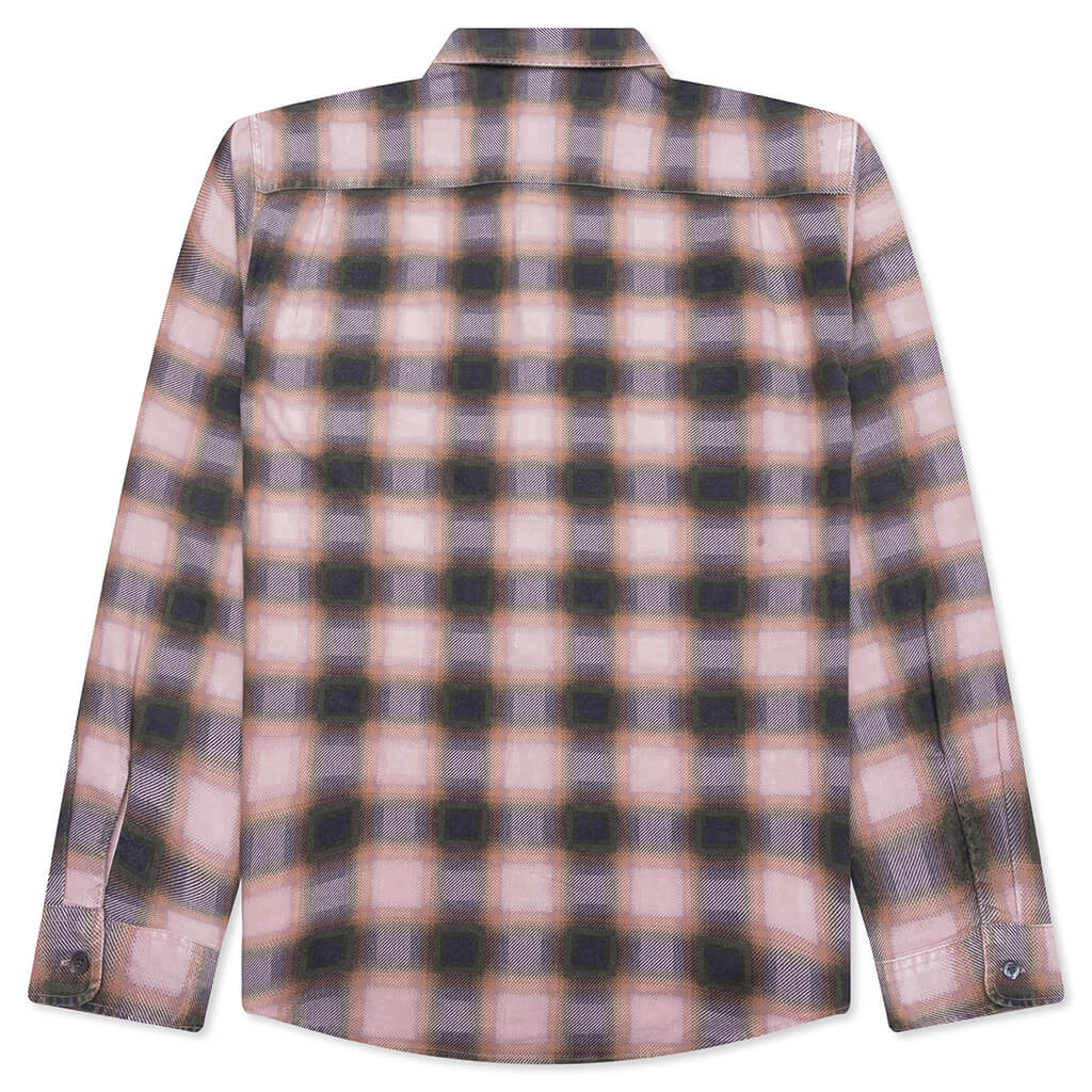 June Plaid Shirt - Rose