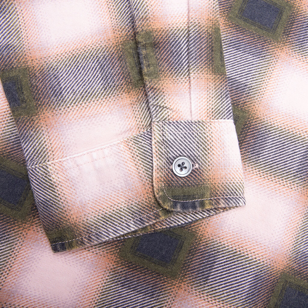 June Plaid Shirt - Rose