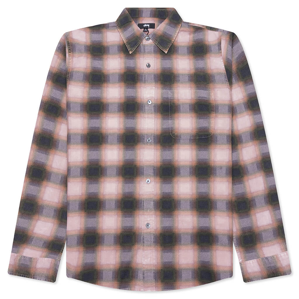 June Plaid Shirt - Rose