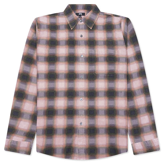 June Plaid Shirt - Rose