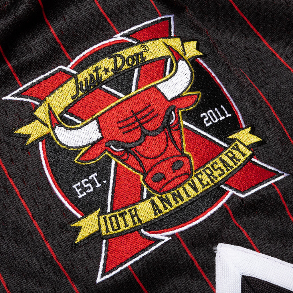 10th Year Anniversary Shorts Chicago Bulls 1996 - Black/Red