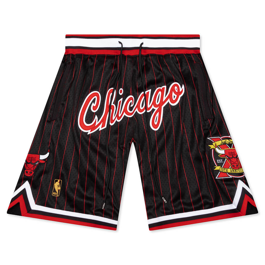 10th Year Anniversary Shorts Chicago Bulls 1996 - Black/Red