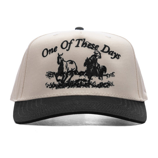 Just For A Moment 5-Panel Hat - Natural/Black