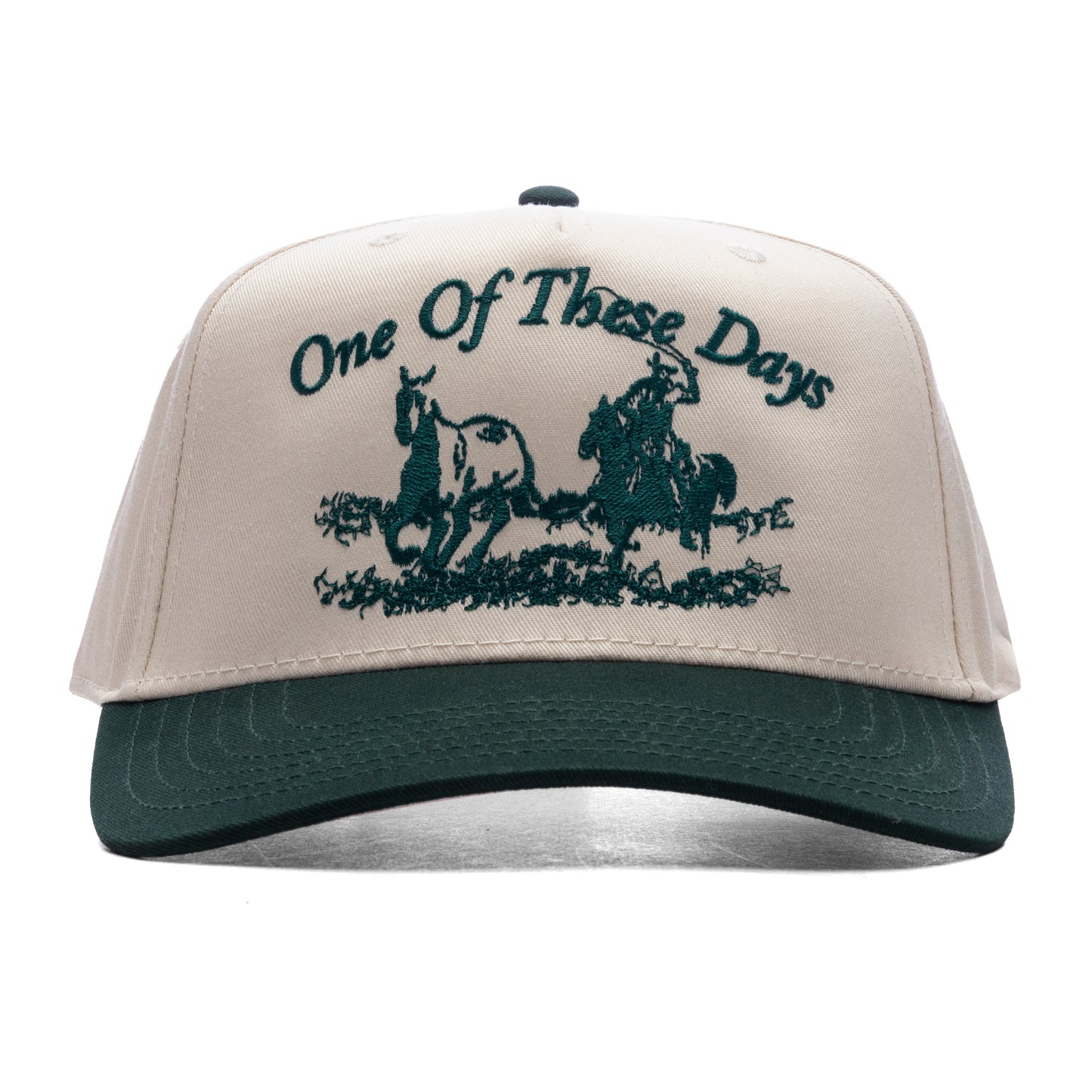 Just For A Moment 5-Panel Hat - Natural/Green