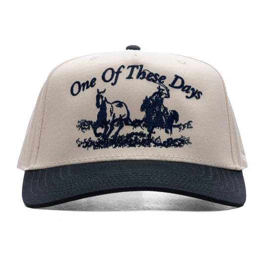 Just For A Moment 5-Panel Hat - Natural/Navy