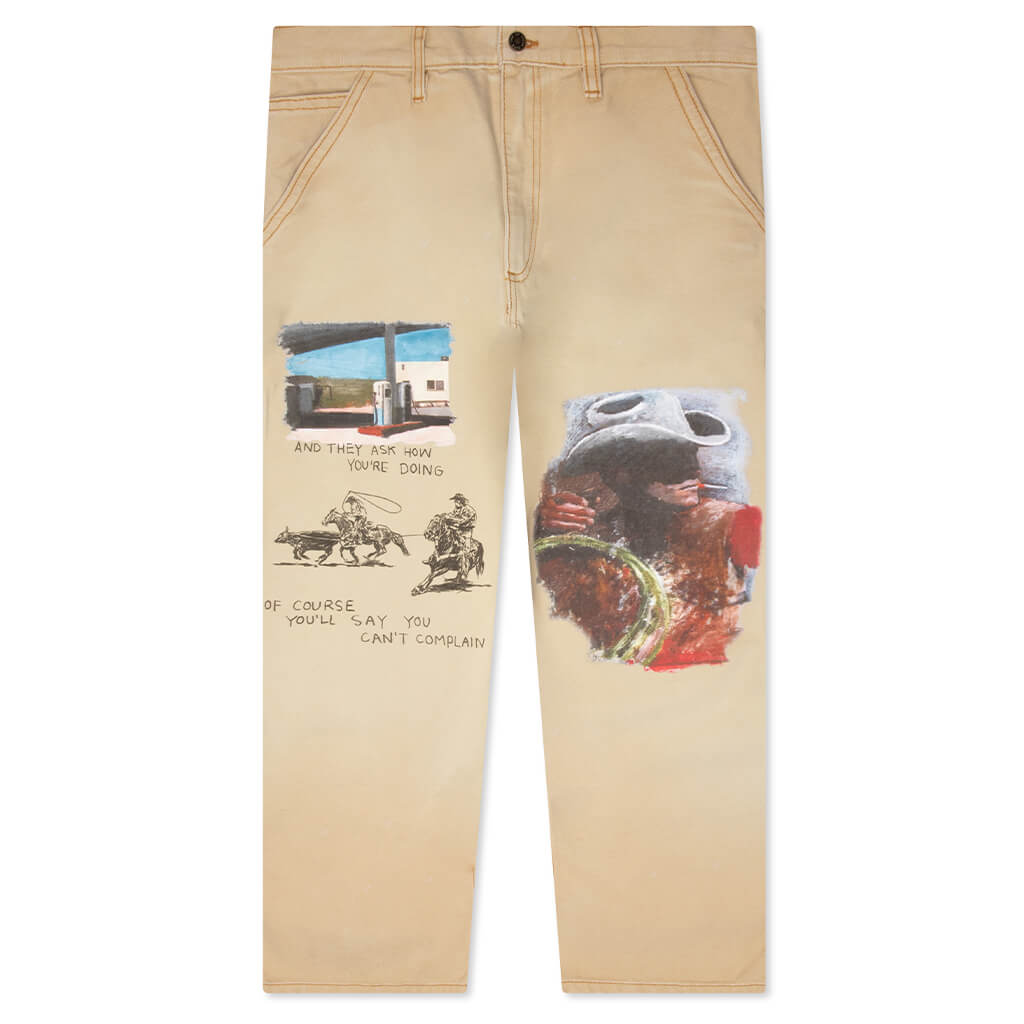 Just Like It Began Painters Pant - Worn Tan