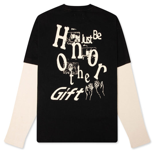 Just Be L/S Tee - Black