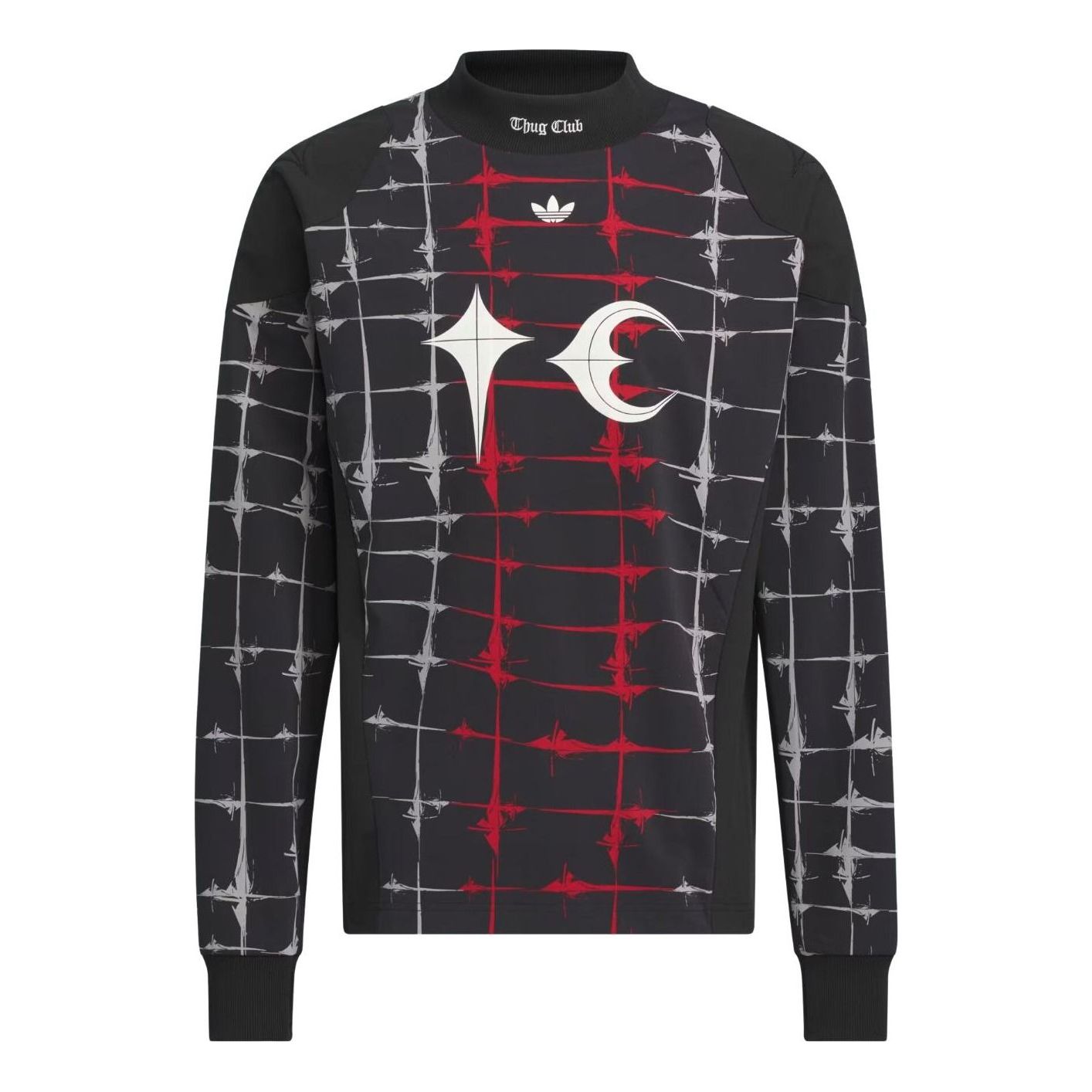 adidas x Thug Club Goalie Long Sleeve T-Shirt Asia Sizing 'Black' KF6913