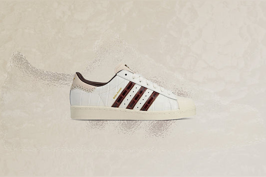 adidas Originals x Wales Bonner Superstar - Wonder White/Fox Brown/Wonder White