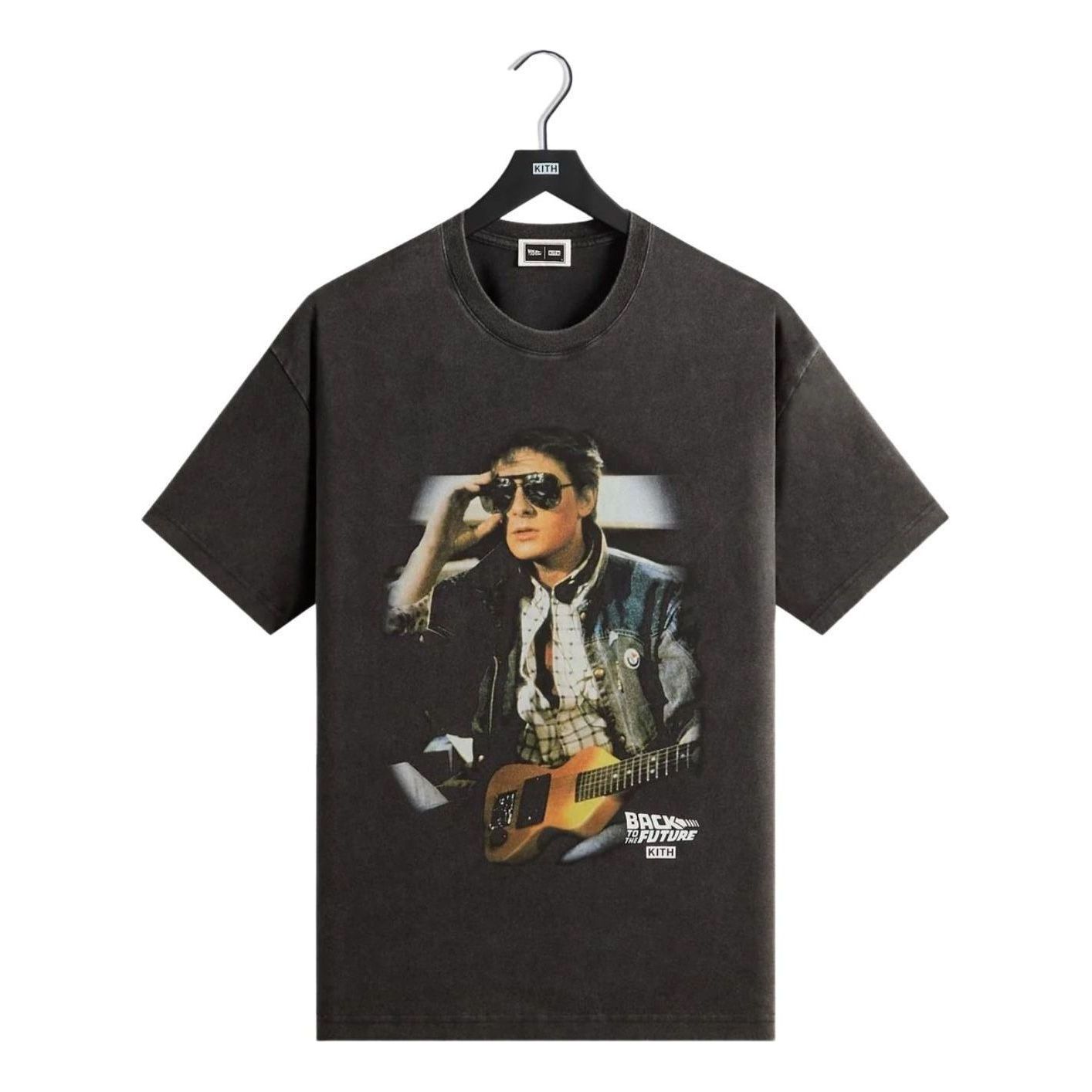 KITH x Back to the Future Marty Shades Vintage T-Shirt 'Black' KHM030053-001