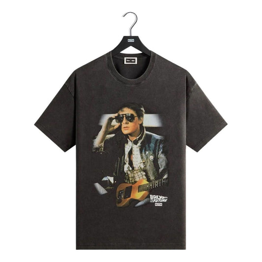 KITH x Back to the Future Marty Shades Vintage T-Shirt 'Black' KHM030053-001