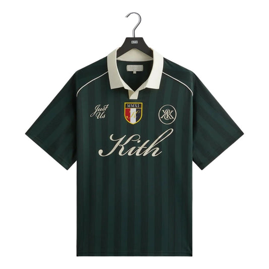 KITH Shadow Stripe Marcel Soccer Top 'Stadium' KHM033427-302
