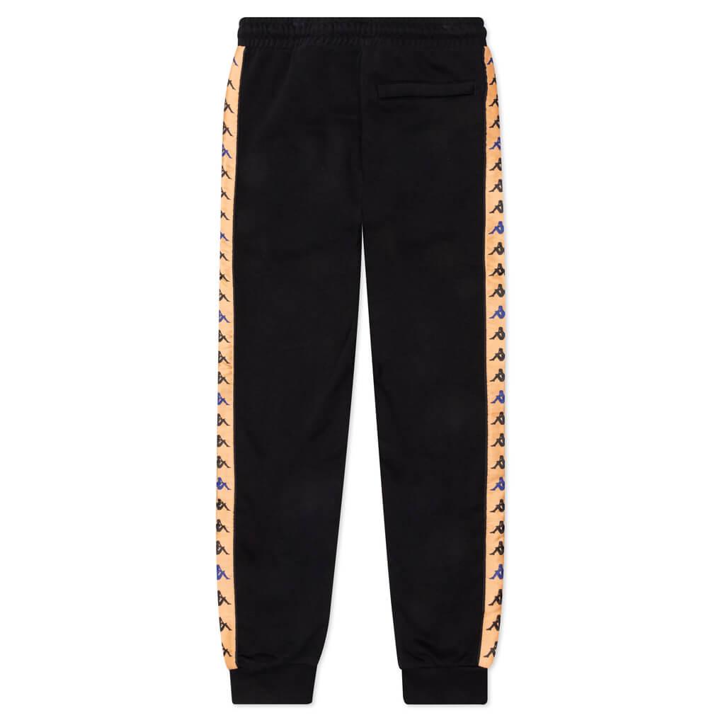 222 Banda Alanz 3 Sweatpants - Black Smoke/Orange Salmon
