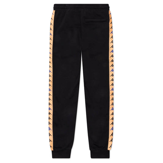 222 Banda Alanz 3 Sweatpants - Black Smoke/Orange Salmon