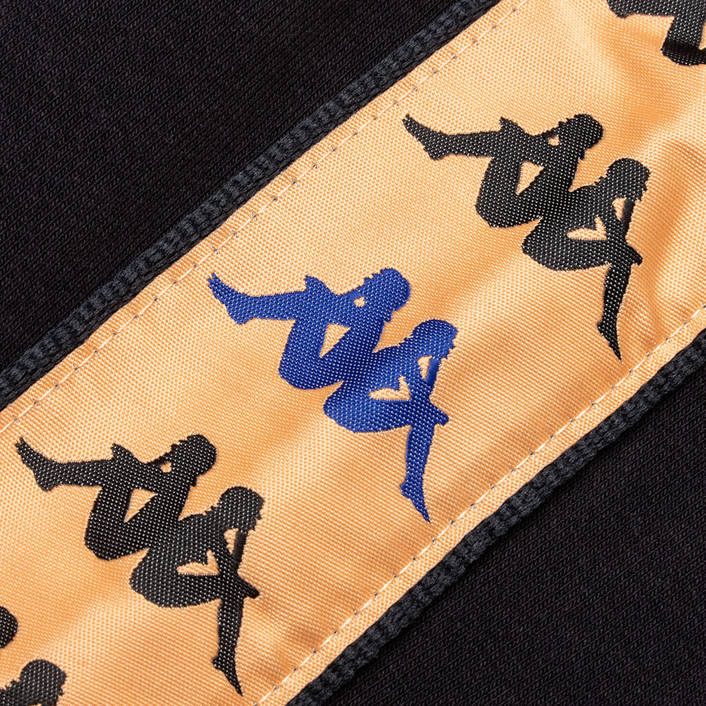 222 Banda Alanz 3 Sweatpants - Black Smoke/Orange Salmon