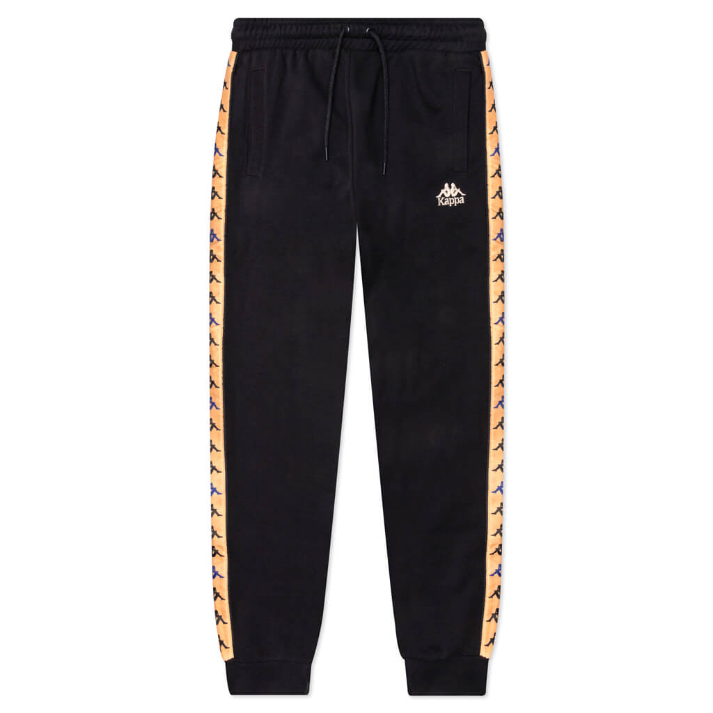 222 Banda Alanz 3 Sweatpants - Black Smoke/Orange Salmon