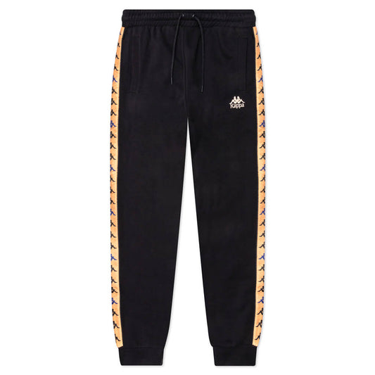 222 Banda Alanz 3 Sweatpants - Black Smoke/Orange Salmon