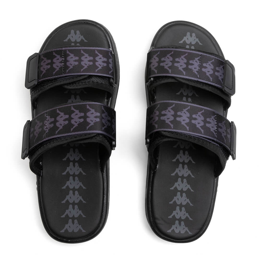 222 Banda Aster 1 Sandals - Black/Dark Grey
