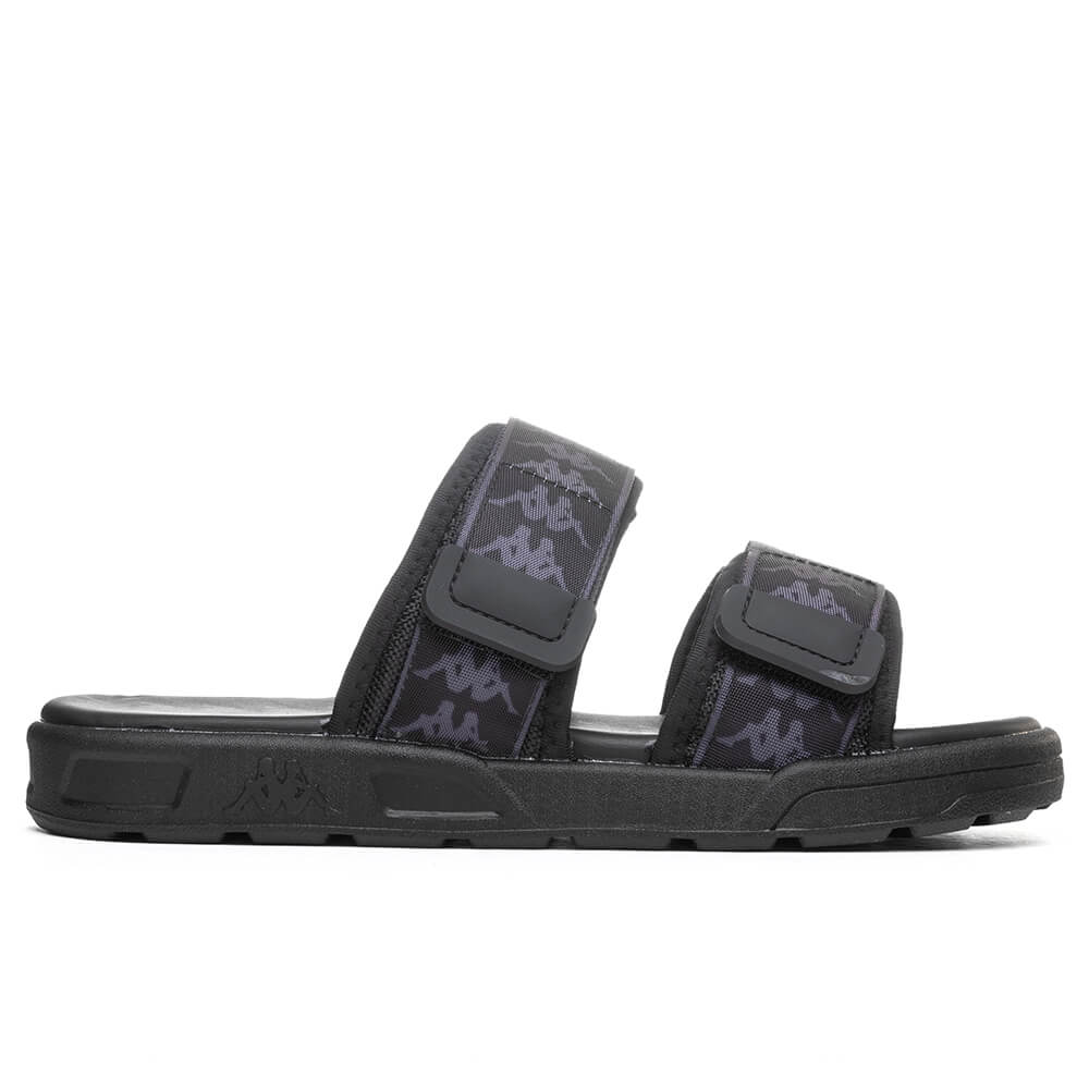 222 Banda Aster 1 Sandals - Black/Dark Grey