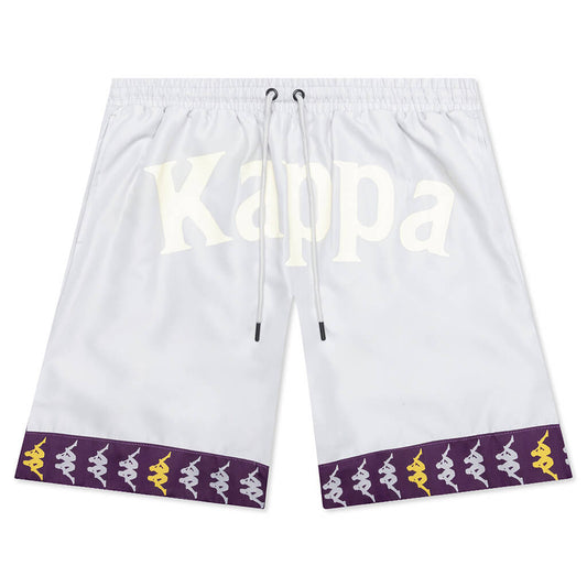 222 Banda Befotaka Swim Shorts - Grey/Violet Bloom