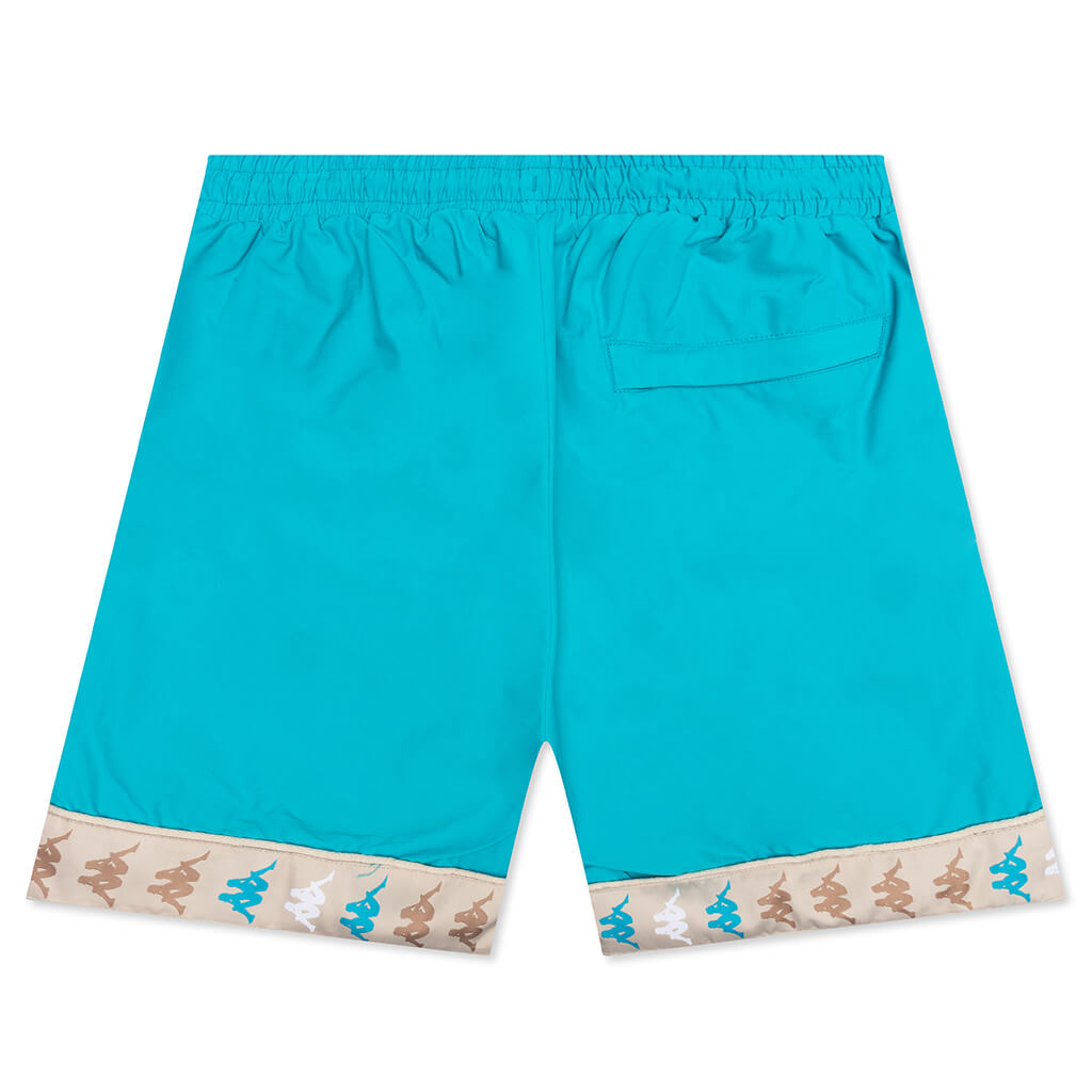 222 Banda Calabash 2 - Blue Peacock/Beige Almond