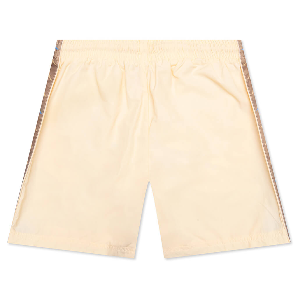222 Banda Coneyn Swim Shorts - Beige Ecru/Brown