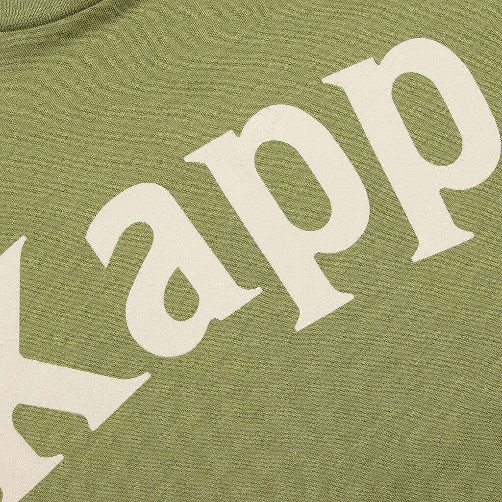 222 Banda Deto T-Shirt - Green Olive/Light Green