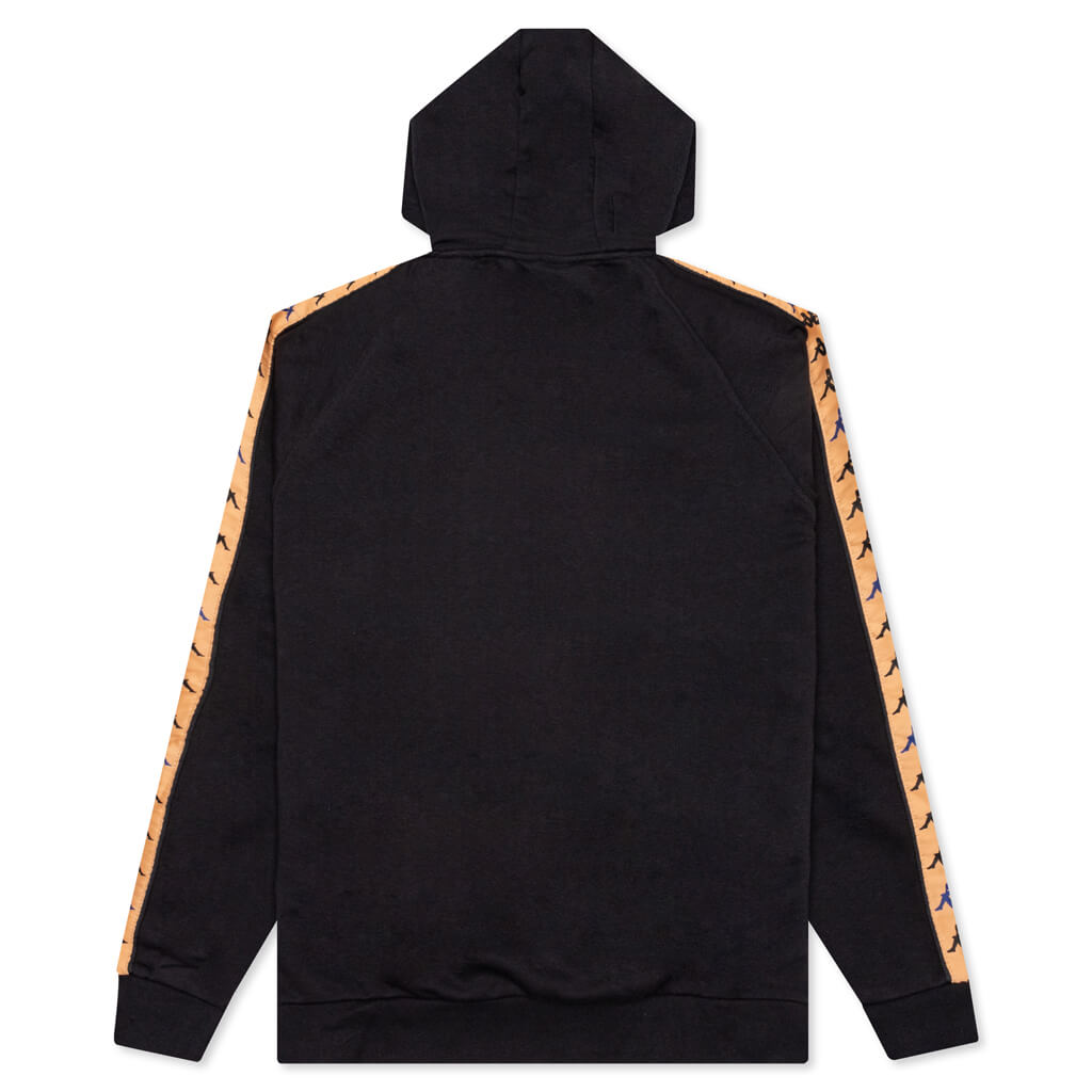 222 Banda Hurtado 3 Hoodie - Black Smoke/Orange Salmon