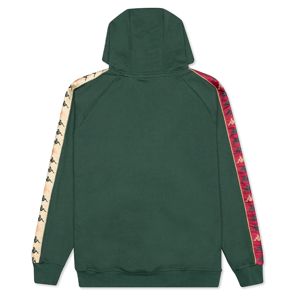 222 Banda Hurtado 3 Hoodie - Green/Pink/Beige