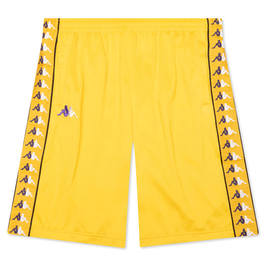 222 Banda Laramie Shorts - Dark Yellow/Violet/White
