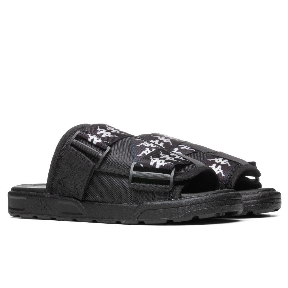 222 Banda Mitel 1 Sandals - Black/White
