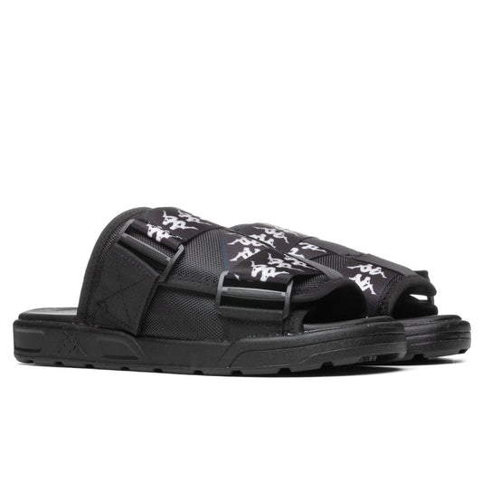 222 Banda Mitel 1 Sandals - Black/White