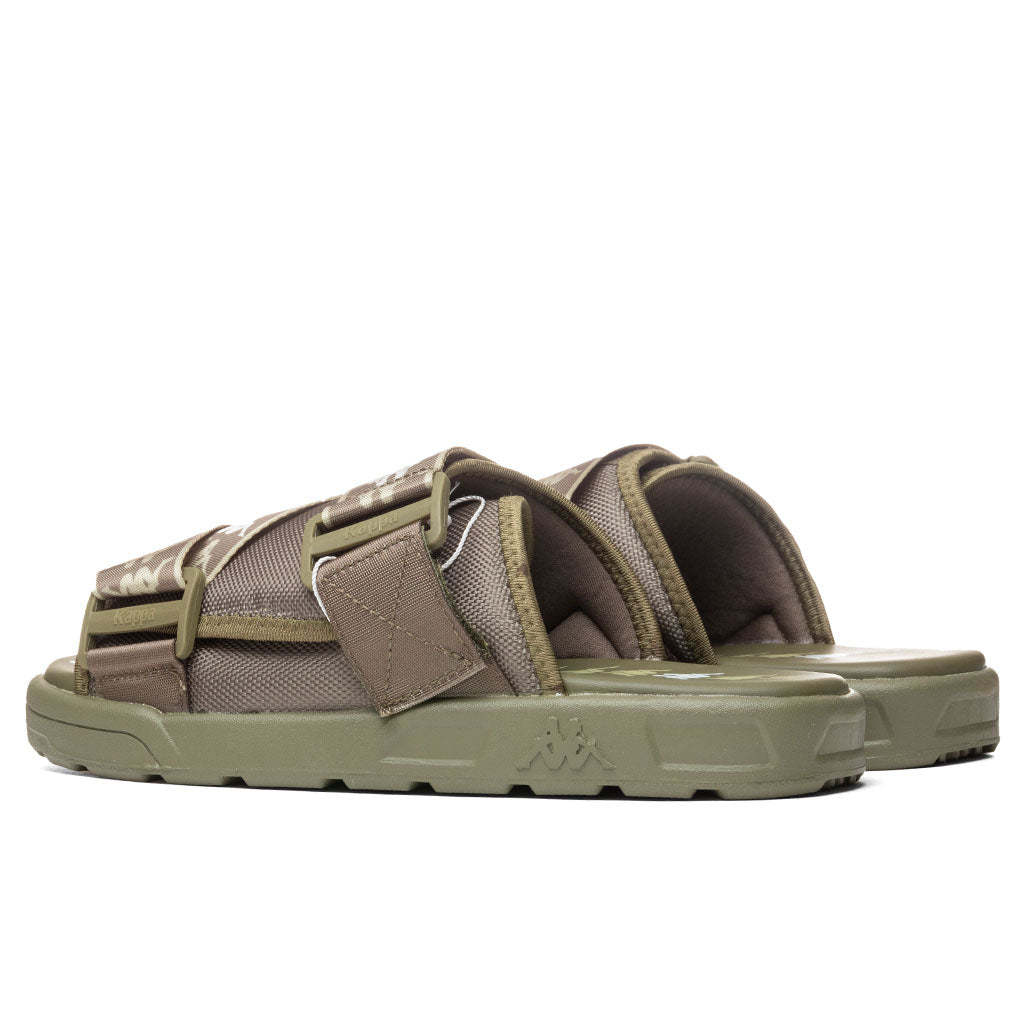 222 Banda Mitel 1 Sandals - Green Olive/Green Sage