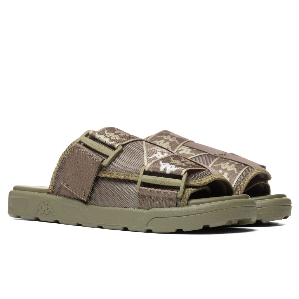 222 Banda Mitel 1 Sandals - Green Olive/Green Sage